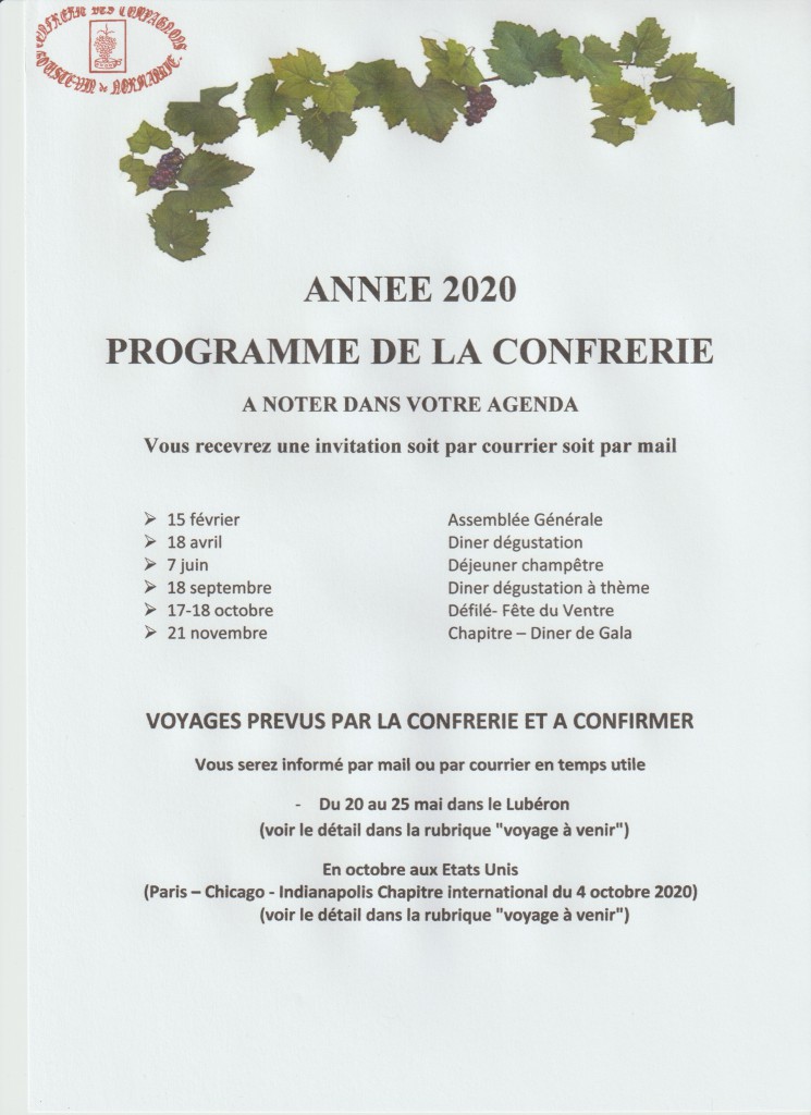 Programme 2020